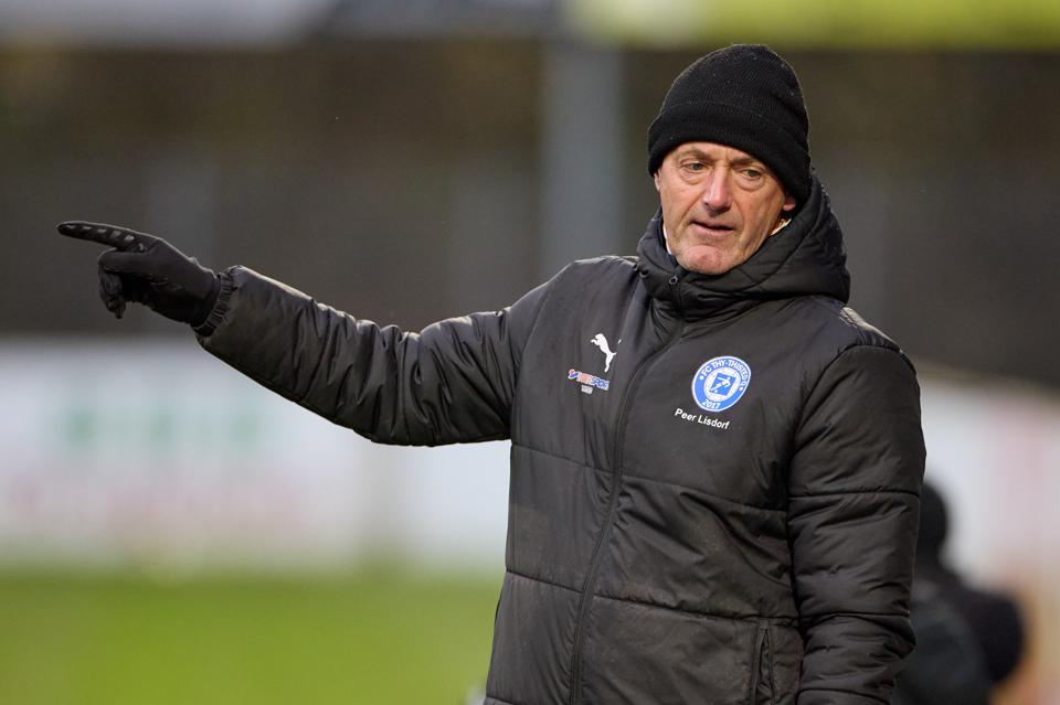 FC Thy-Thisted Q-træner Peer Lisdorf måtte se HB Køge løbe med sejren i lørdagens kvartfinale i pokalturneringen. <i>Arkivfoto: Henrik Bo</i>