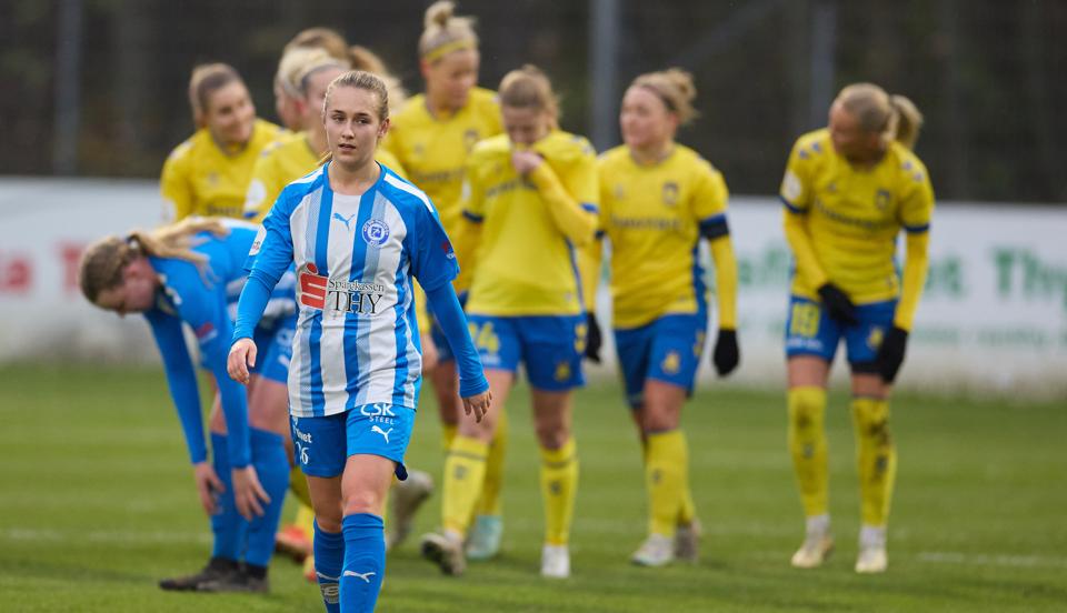 FC Thy-Thisted Q tabte årets sidste kamp. Det blev til et 1-2-nederlag hjemme mod Brøndby. <i>Foto: Henrik Bo</i>