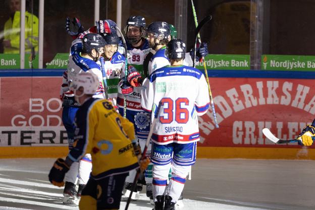 Sejren var Frederikshavn White Hawks' første siden 18. november. <i>Foto: Bente Poder</i>
