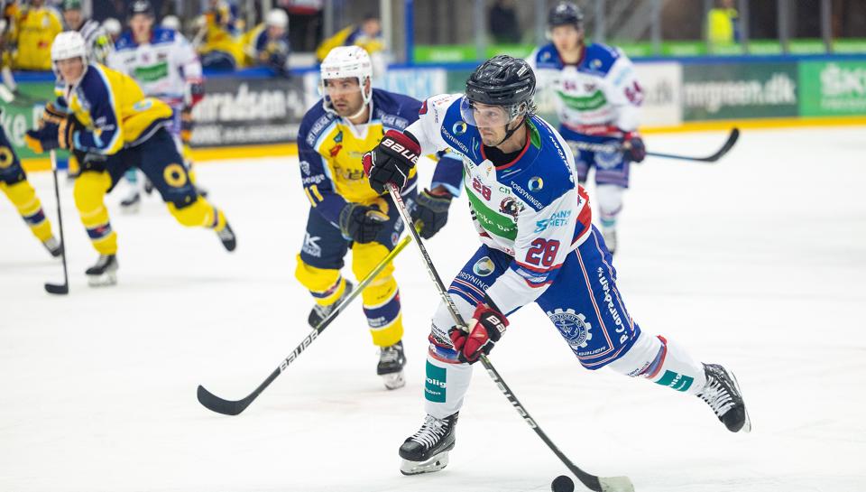Sebastian Brinkman forlænger med White Hawks. <i>Arkivfoto: Bente Poder</i>