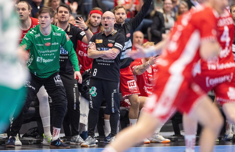 Aalborg Håndbold kunne søndag juble over en klar sejr over Skjern. <i>Foto: Bente Poder</i>