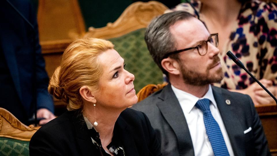 Inger Støjberg er ikke enig med sin tidligere partifælle - nuværende vicestatsminister Jakob Ellemann-Jensen - i, at det er en god ide at afskaffe Store Bededag.  <i>Foto: Ida Marie Odgaard/Ritzau Scanpix</i>