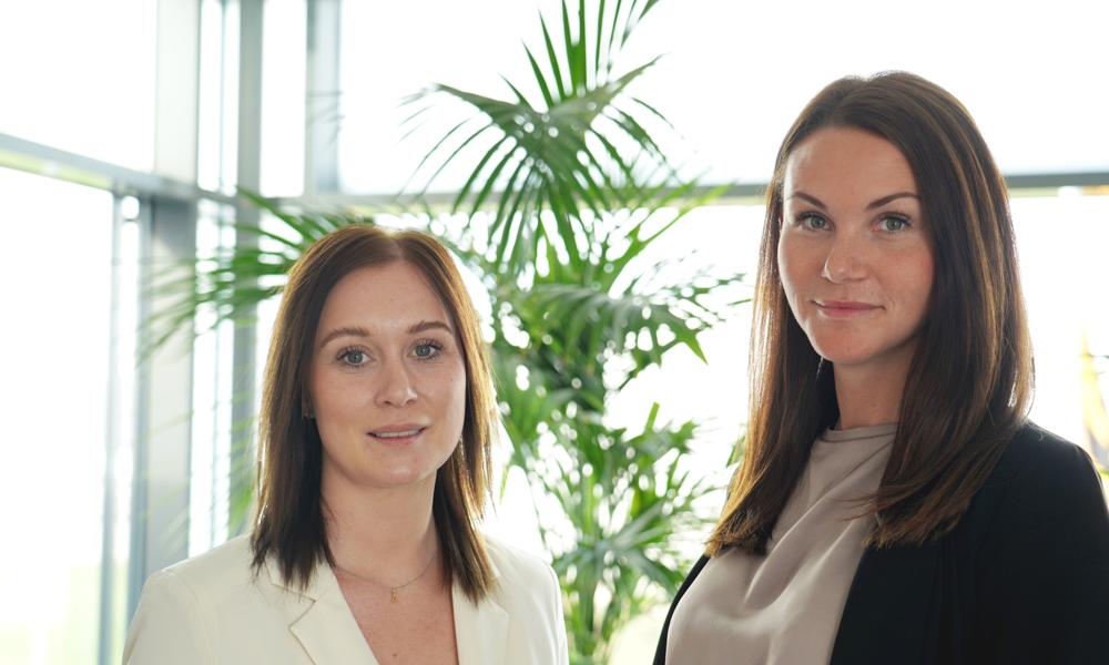 Malin Wirebrand och Kim Ivarsson på Ohlssons i Vetlanda. Malin Wirebrand och Kim Ivarsson på Ohlssons i Vetlanda.