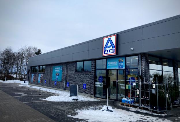 Aldi på Skagensvej i Hjørring bliver ikke til en Rema 1000 - dem er der nemlig tre af i forvejen i Hjørring. <i>Foto: Thomas Nielsen</i>