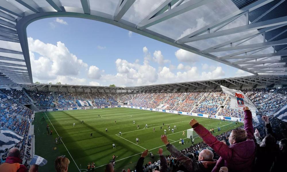 Vinderen af arkitektkonkurrencen for Aarhus' nye fodboldstadion er arkitektfirmaet Zaha Hadid under arbejdstitlen ”Skovens Arena, der er skabt i team med Sweco Danmark og Tredje Natur.