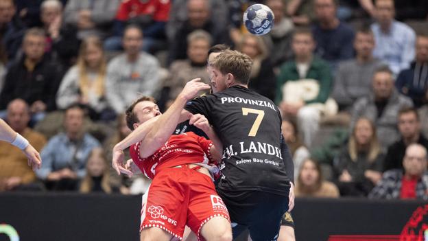 Felix Claar fik aldrig gang i sit spil i torsdagens opgør mod Kiel. <i>Foto: Bente Poder</i>