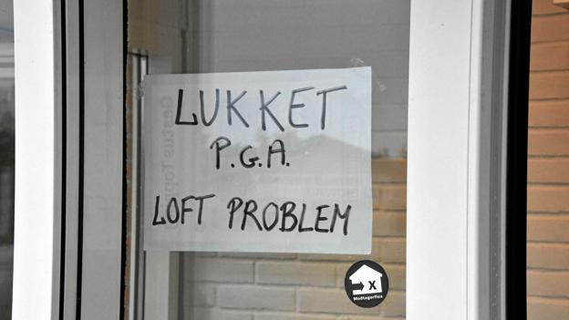 Min Købmand Østerild lukkede butikken midlertidigt få måneder efter åbningen, fordi loftet kollapsede. <i>Foto: Peter Mørk</i>