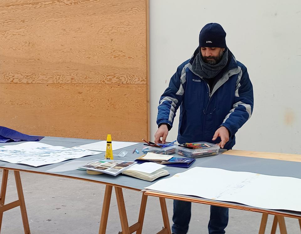 I samtidskunsten, som Ashkan Sanei arbejder inden for, er oprøret blevet en essentiel del af iransk kunst. <i>Foto: Lili Jepsen</i>