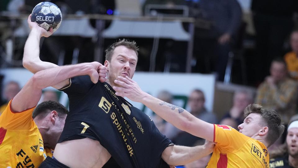 Felix Claar og holdkammeraterne kommer ikke til Final4 Santander Cup'en i denne sæson. <i>Foto: Claus Fisker/Ritzau Scanpix</i>