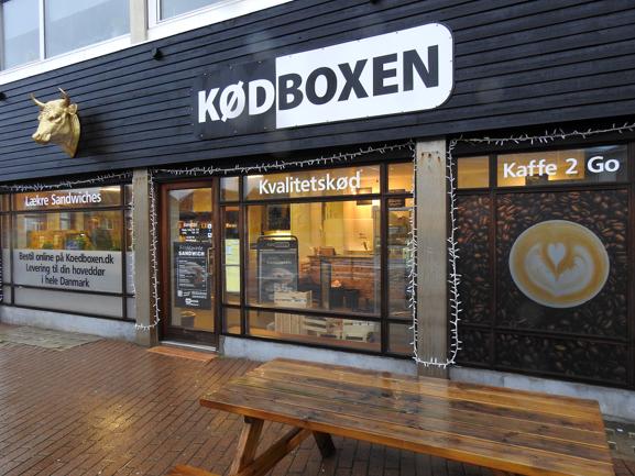 Den fysiske Butik Kødboxen i Hirtshals, der nu også sælger online til hele Danmark.