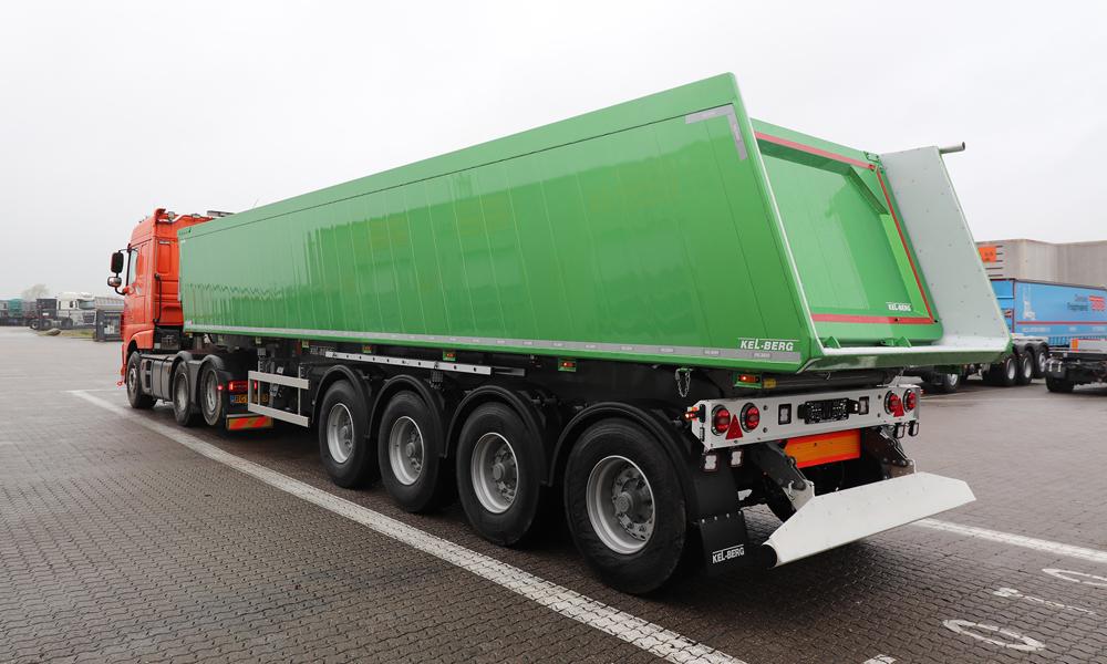 Havdrup Vognmandsforretnings seneste tiptrailer fra Kel-Berg. Havdrup Vognmandsforretnings seneste tiptrailer fra Kel-Berg.