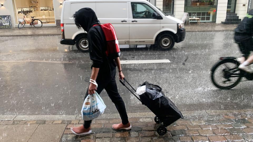 Danskerne kan se frem til en uge med regn og blæst. (Arkivfoto). <i>Kristian Djurhuus/Ritzau Scanpix</i>