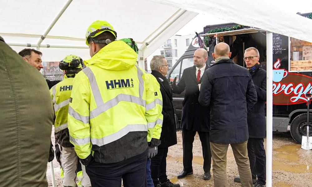 Hørkærs Have i Herlev. Første spadestik 9. januar 2023. Hørkærs Have i Herlev. Første spadestik 9. januar 2023.