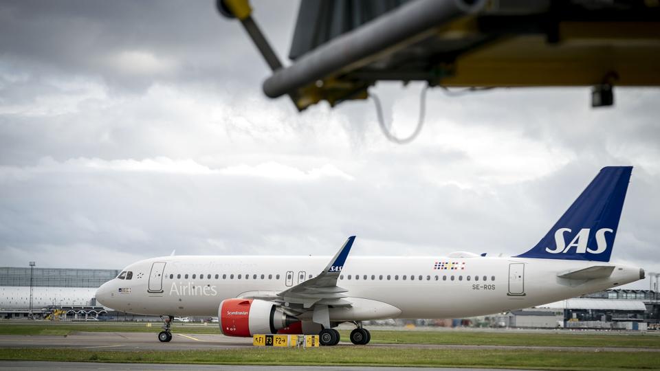 Luftfartsselskabet SAS melder om fremgang i passagertallet for december. (Arkivfoto). <i>Mads Claus Rasmussen/Ritzau Scanpix</i>
