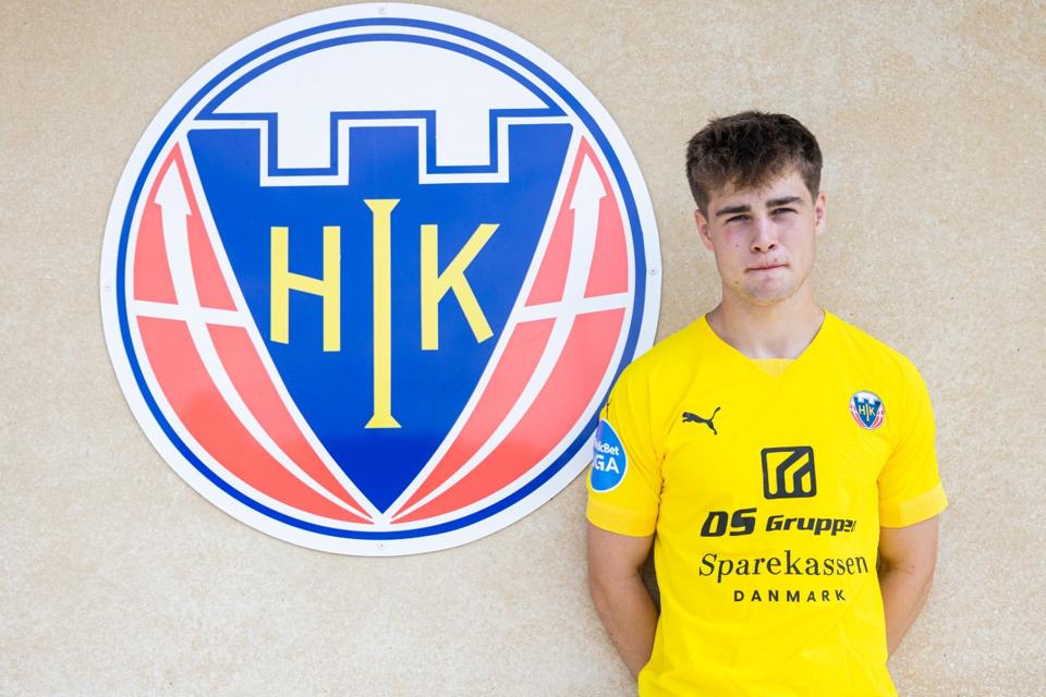 Daniel Jakobsen kom til Hobro i sommer, men nu er forsvarsspilleren allerede færdig i klubben igen. <i>Foto: Dannie Rosenkrantz</i>