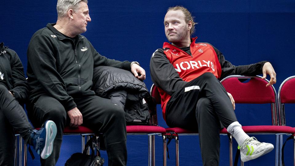 Henrik Møllgaard mener, at spillerne har et lidt større selvstændigt ansvar for at undgå coronasmitte under VM-slutrunden i Sverige. <i>Liselotte Sabroe/Ritzau Scanpix</i>