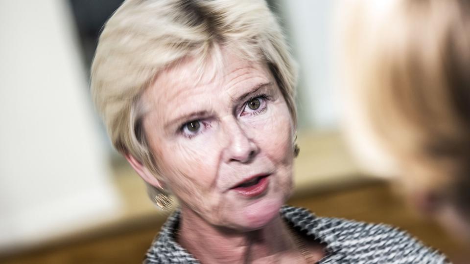 Formand for Fagbevægelsens Hovedorganisation, Lizette Risgaard, er "dybt chokeret" over regeringens forslag om at afskaffe store bededag. (Arkivfoto). <i>ólafur Steinar Rye Gestsson/Ritzau Scanpix</i>