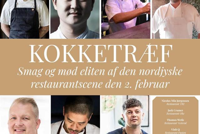Syv nordjyske køkkener laver kokketræf i Aalborg.