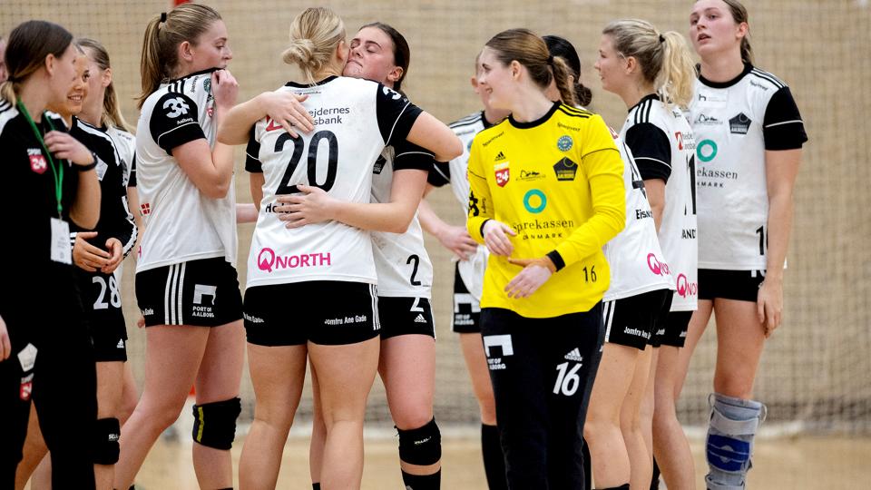 EH Aalborgs tophold i 1. division lod ingen være i tvivl om forskellen, da Holstebro fredag var på besøg i Nørresundby. <i>Arkivfoto: Lars Pauli</i>