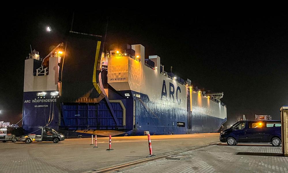 Fragtskibet ACR Independence ankom tidlig mandag morgen til Aarhus Fragtskibet ACR Independence ankom tidlig mandag morgen til Aarhus