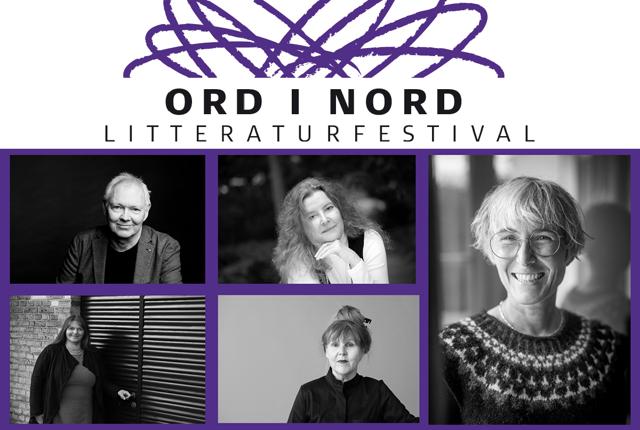 Litteraturfestivalen "Ord i Nord" løber af stablen for 10. gang 4. februar 2023 - her er Erling Jepsen og Anna Elisabeth Jessen blandt hovednavnene.