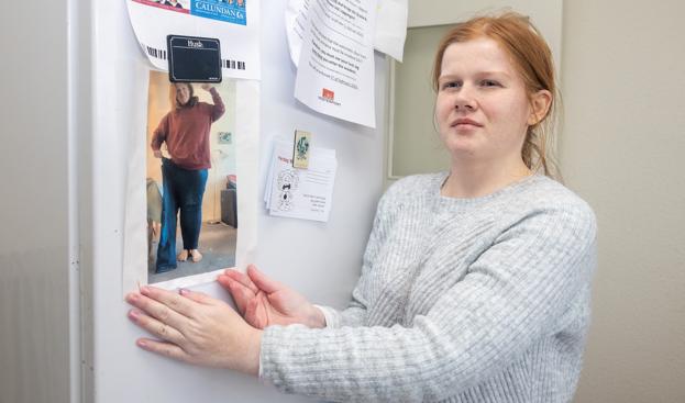 Iben Jørgensen har - et eller andet sted i kroppen - haft modet til at slå fra sig. <i>Foto: Bente Poder</i>