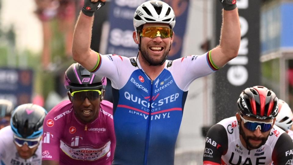 Mark Cavendish vandt en etape i sidste års Giro d'Italia, men blev ikke udtaget til Tour de France. Året forinden havde han ellers vundet fire etaper i det franske løb. (Arkivfoto). <i>Massimo Paolone/Ritzau Scanpix</i>