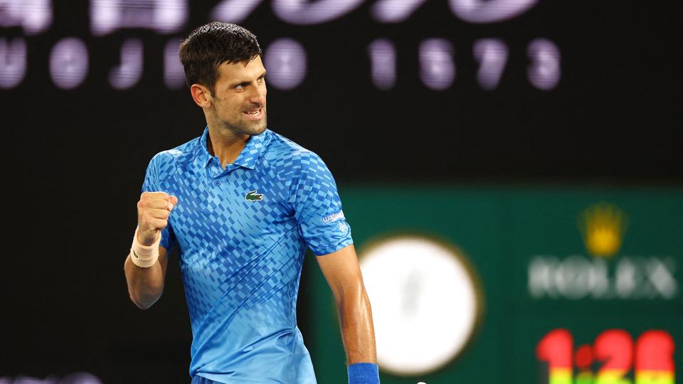 Novak Djokovic endte med at vinde overbevisende mod spanske Roberto Carballes Baena. <i>Carl Recine/Reuters</i>