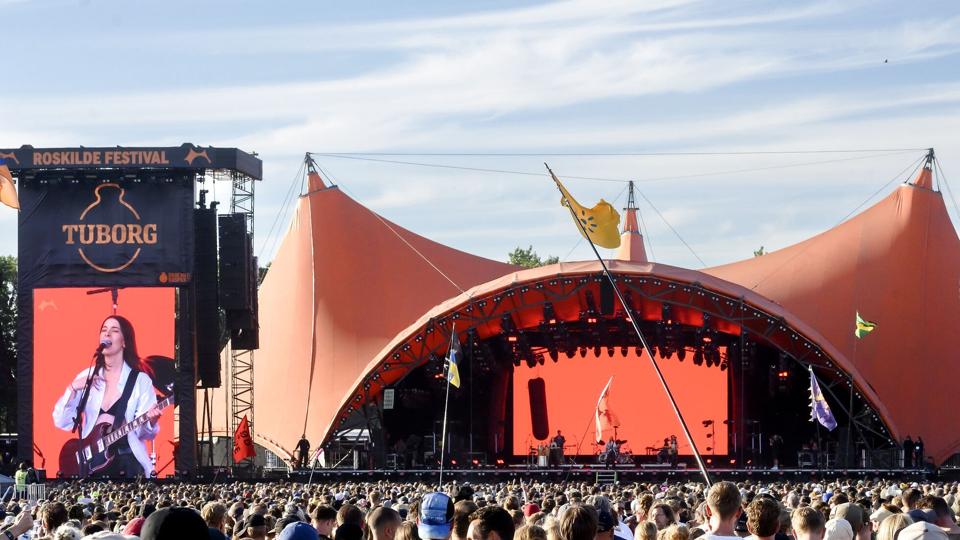 Politiet har efterforsket flere sager om voldtægt under sidste års Roskilde Festival. (Arkivfoto). <i>Torben Christensen/Ritzau Scanpix</i>