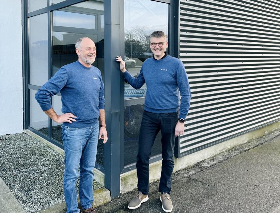 Kim Jørgensen (til højre) har købt sig ind i Ventisol, som han nu ejer sammen med Jan Lunde. <i>Foto: Ventisol</i>