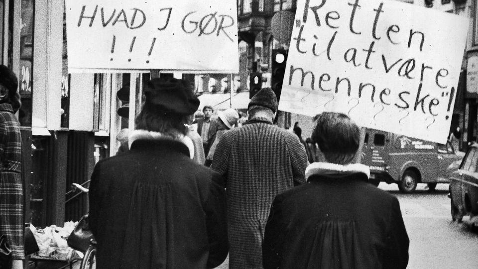 Det er 50 år siden, at Lov om adgang til svangerskabsafbrydelse blev vedtaget. Men det er fortsat vigtigt at tale om den, lyder det fra Sex og Samfund, der er del af Alliancen for fri abort, som bliver præsenteret torsdag. (Arkivfoto). <i>Børge Lassen/Ritzau Scanpix</i>