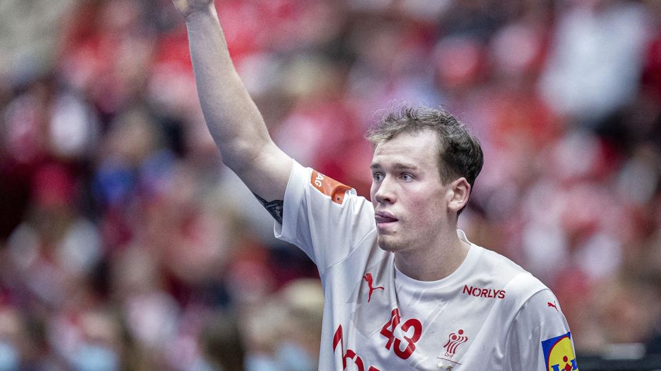 Simon Pytlick har med sit høje tempo og gennembrudsstyrke spillet en stor rolle på det danske landshold ved VM. (Arkivfoto). <i>Liselotte Sabroe/Ritzau Scanpix</i>