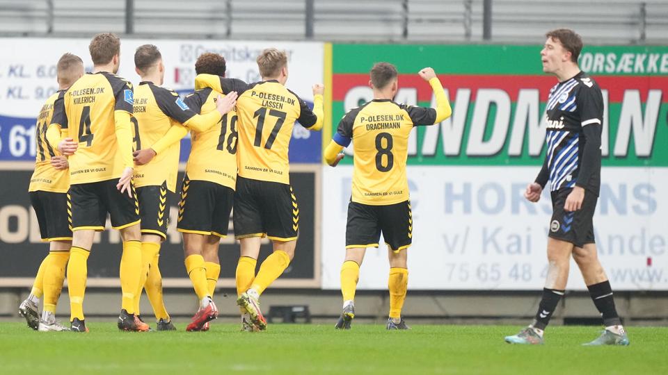 AC Horsens ligger nummer ni i Superligaen ved vinterpausen og har blot to point op til top-6. (Arkivfoto). <i>Claus Fisker/Ritzau Scanpix</i>