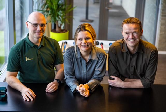 Mads Sørensen, Trine Rubæk og Thomas Houen har dannet firmaet DitFinanshus i Vrå.