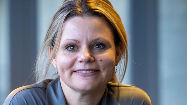 Trine Rubæk, der har 17 års erfaring indenfor den finansielle sektor, er specialisten indenfor kreditgivning, formidling, forretningsudvikling, pension og formueoptimering. <i>Foto: Kim Dahl Hansen</i>