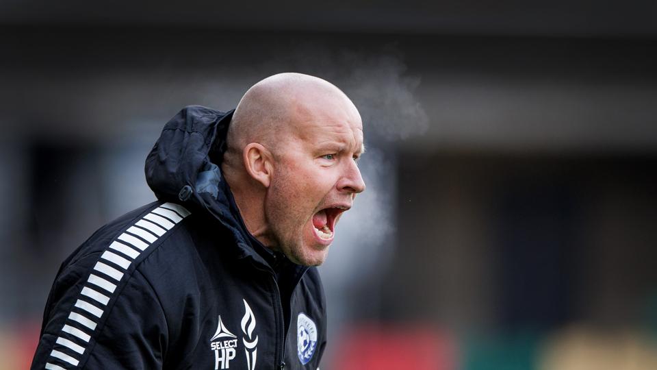 Henrik Pedersen var alt andet end tilfreds med Vendsyssels indsats i forårspremieren mod Hobro. <i>Arkivfoto: Torben Hansen</i>