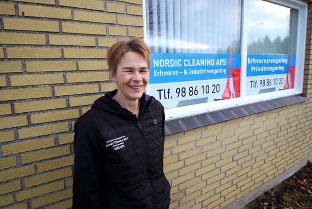 Rengøringschef Mette Sørensen fra Nordic Cleaning ApS i Dronninglund.
