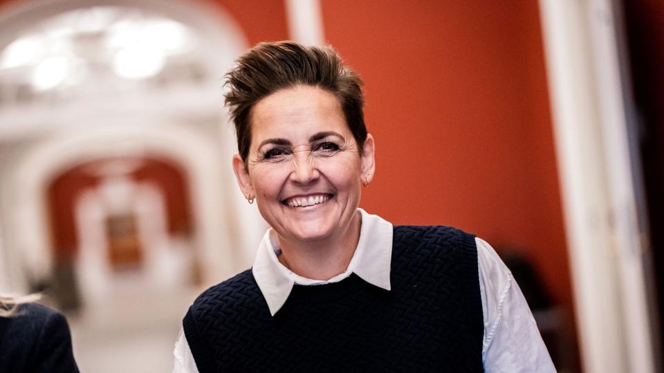 Pia Olsen Dyhr og resten af SF har nok at smile af i øjeblikket. Partiet stormer frem i meningsmålingerne. (Arkivfoto). <i>Ida Marie Odgaard/Ritzau Scanpix</i>