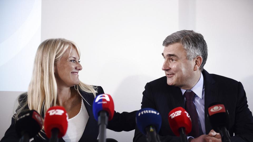 Tiden med Pernille Vermund og Peter Seier Christensen som frontfigurerne i Nye Borgerlige lakker mod enden. (Arkivfoto). <i>Olafur Steinar Gestsson/Ritzau Scanpix</i>