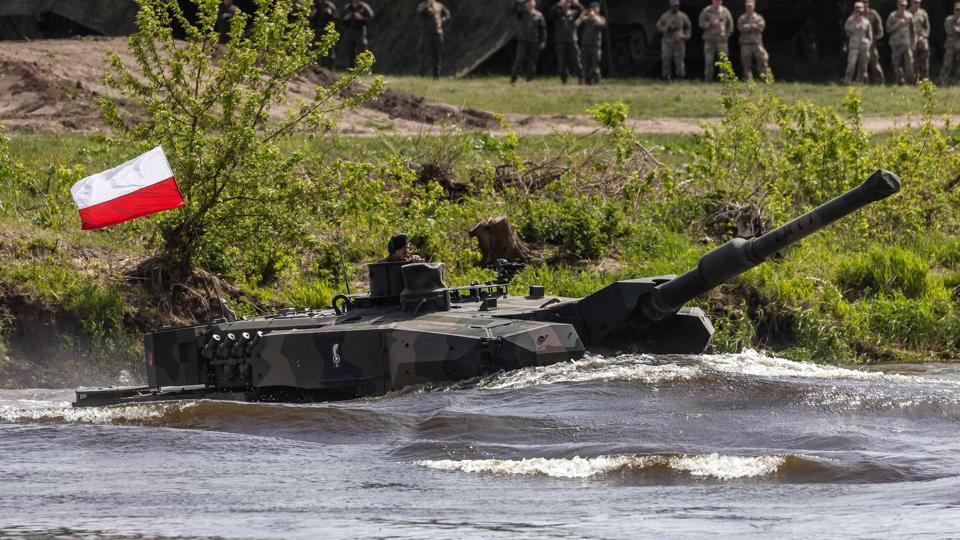 Polen har bedt Tyskland om lov til at sende Leopard 2-kampvogne til Ukraine. (Arkivfoto). <i>Wojtek Radwanski/Ritzau Scanpix</i>