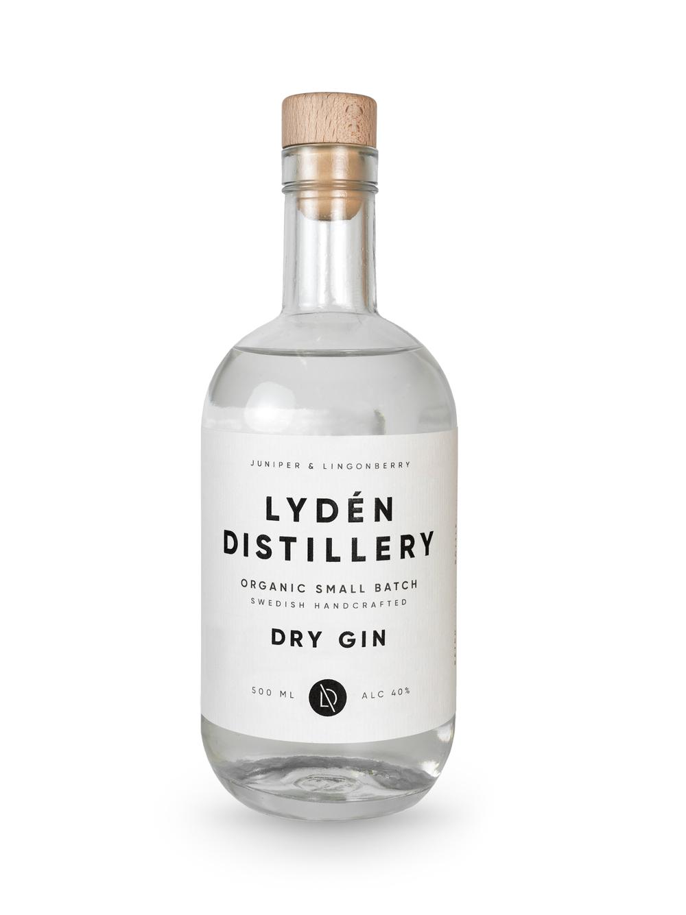 Lydén Distillery´s lättare glasflaska. Lydén Distillery´s lättare glasflaska.