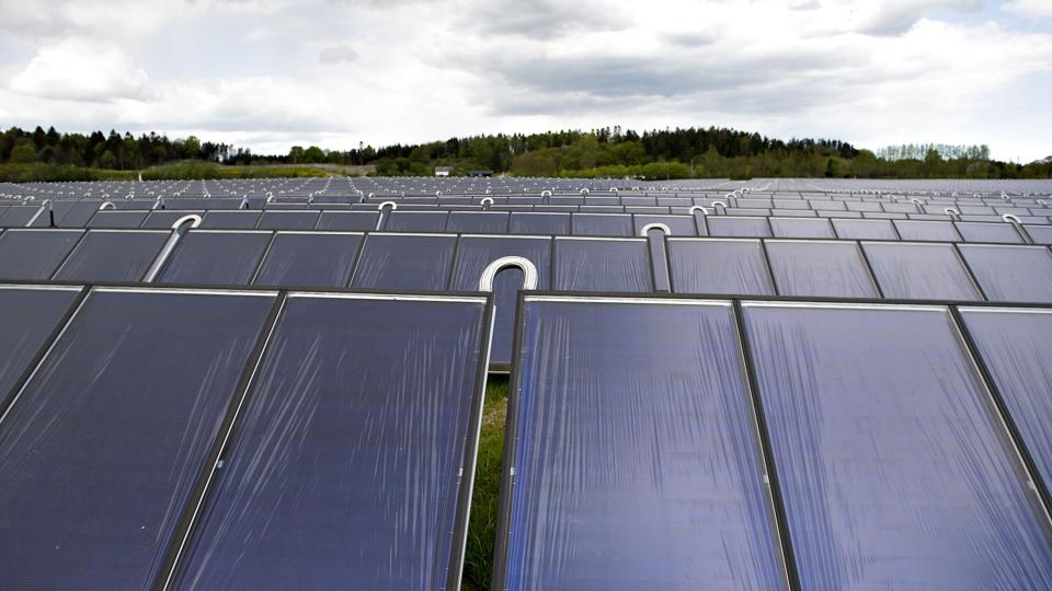 GreenGo Energys nye energipark i Ringkøbing-Skjern skal baseres på vedvarende energi fra en blanding af sol- og vindenergi. (Arkivfoto). <i>Henning Bagger/Ritzau Scanpix</i>