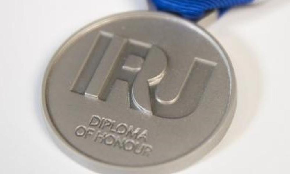 I alt fik 1.756 chauffører fra 23 lande IRU's æresdiplom for 2022.