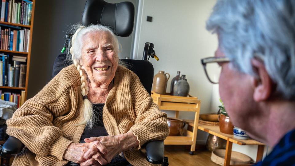 Hanna Marie Højgaard har boet mange steder, men hun betegner stadig sig selv som sønderjyde. <i>Foto: Martin Damgård</i>