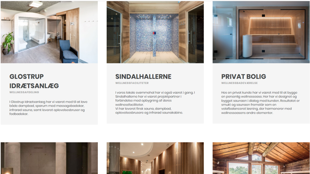 Fra Bad & Wellness' hjemmeside.