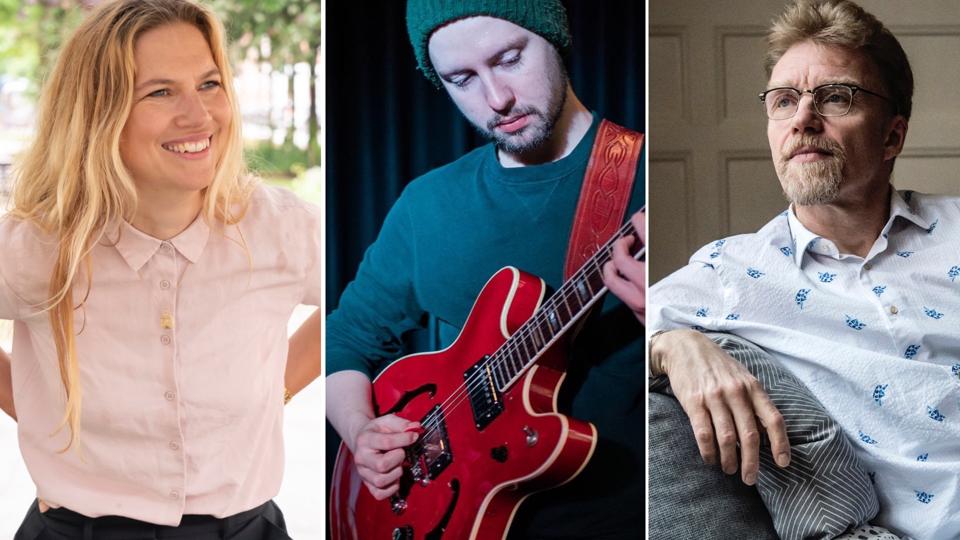 2. til 26. februar afholdes der Vinterjazz landet over. Her er tre jazzelskeres tips til store oplevelser i det nordjyske. <i>Fotos: Linda Kastrup/Ritzau Scanpix, privatfoto og Thomas Lekfeldt/Ritzau Scanpix</i>