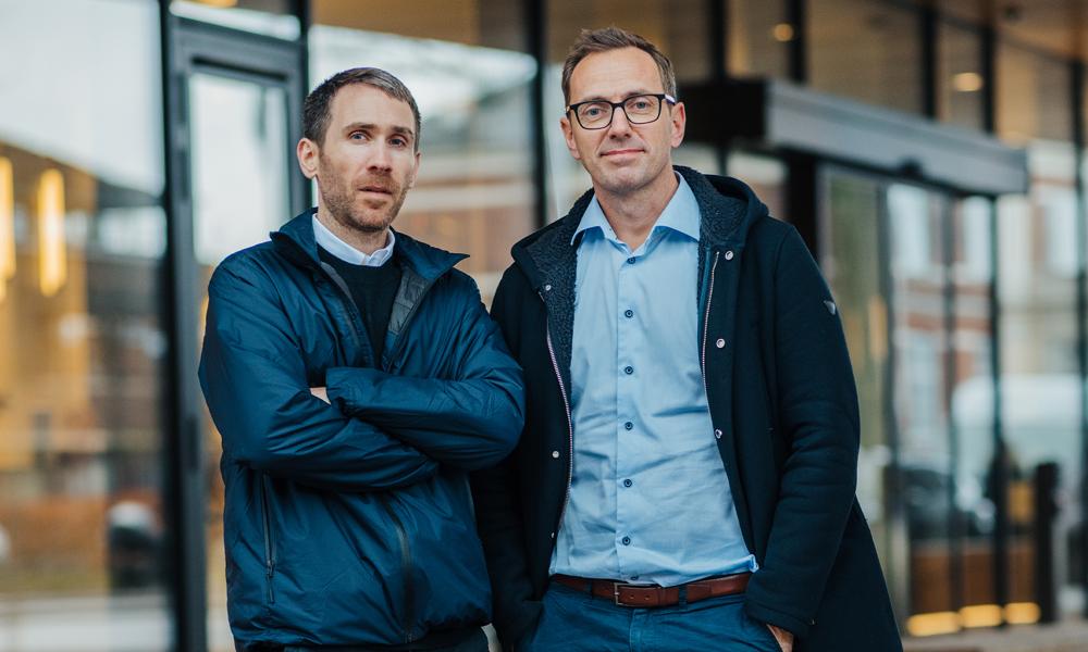 Rasmus Hjorth Sindberg (tv) og Torben Marvin Jensen. Rasmus Hjorth Sindberg (tv) og Torben Marvin Jensen.