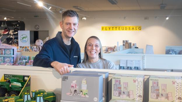 I øjeblikket er der flyttesalg på Frederikshavnsvej, men på den nye adresse skrues der kraftigt op for udvalget af legetøj. <i>Foto: Bente Poder</i>