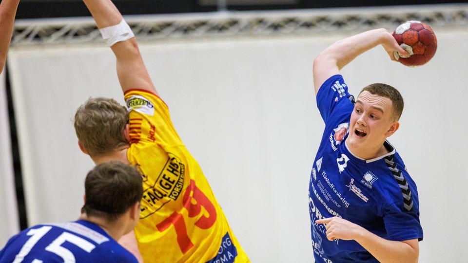 Mors-Thy-Skyum kravlede onsdag op på 3. pladsen i rækken, da de vandt over Vejle Idrætsefterskole <i>Arkivfoto: Henrik Bo</i>