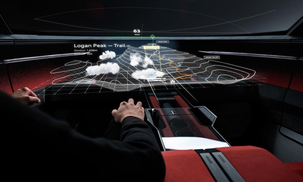 VR och autonom körning är något som Audi satsar på i konceptbilen. VR och autonom körning är något som Audi satsar på i konceptbilen.